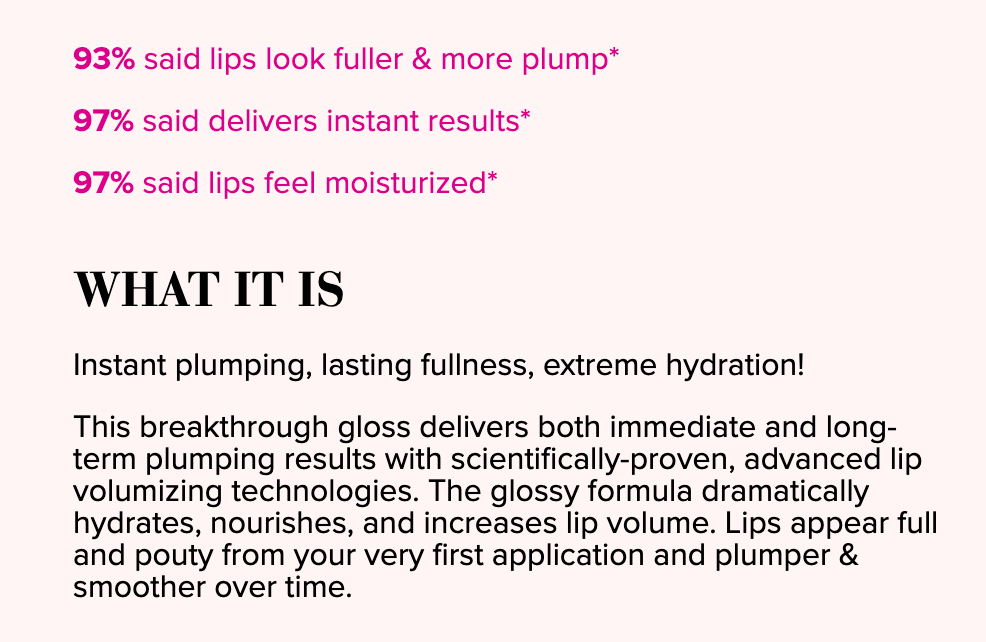 PLUMP POTION All Natural Lip Plumper